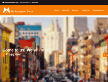 Tablet Screenshot of myassignmenttutor.com